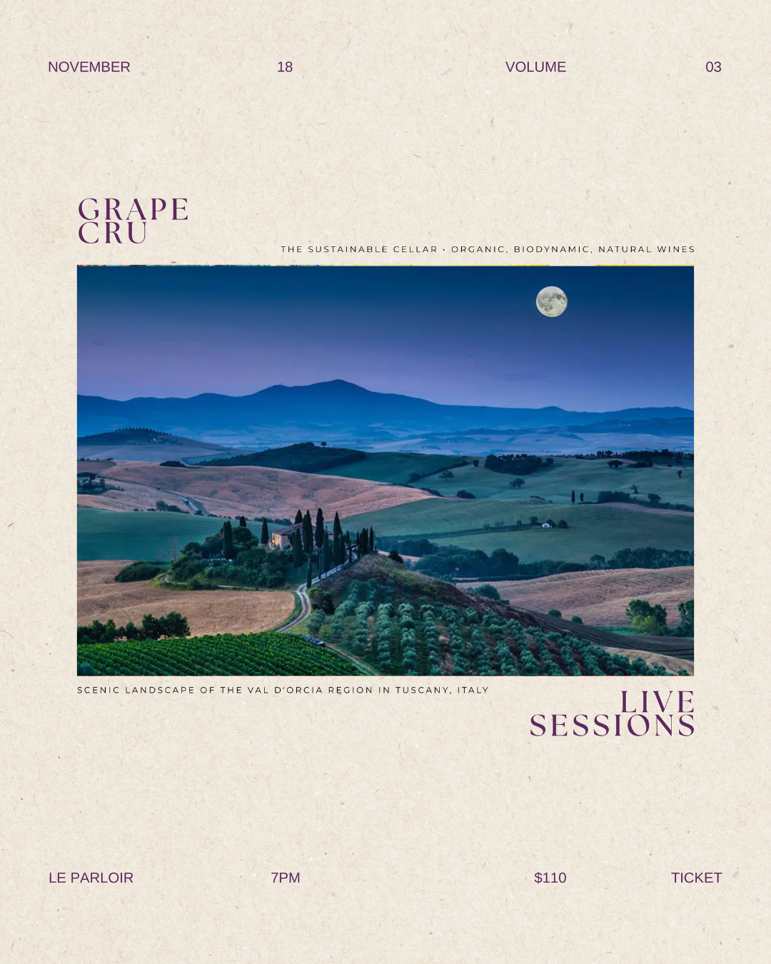 VOL.03. The Sustainable Cellar - Organic, Biodynamic & Natural Wines